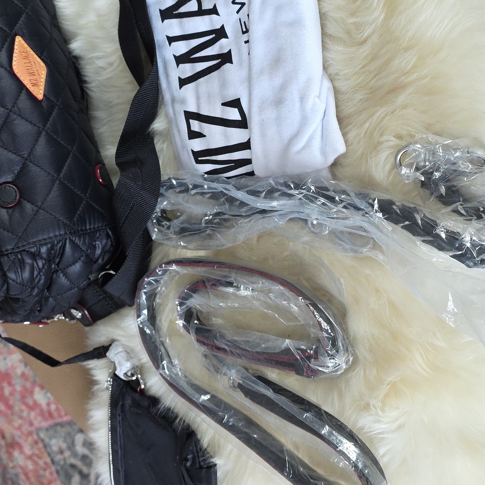 Gorgeous NWOT MZ Wallace Black Quilted Bag 🖤🎁 - Picture 10 of 16